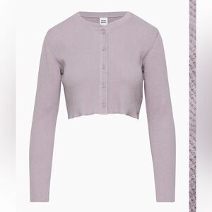 TNA Waffle Crop Cardigan